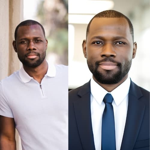 Executive headshot example